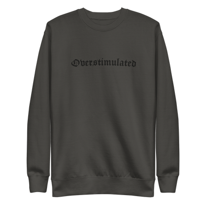 Overstimulated Embroidered Sweatshirt