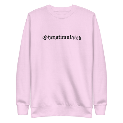 Overstimulated Embroidered Sweatshirt
