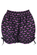 Purple Bats Crepe Bloomers - Daisy Corsets