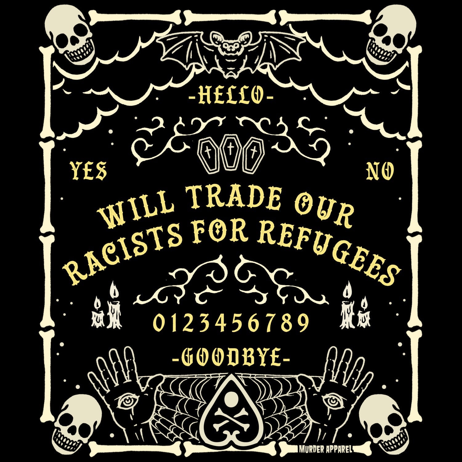 Racists For Refugees T-shirt