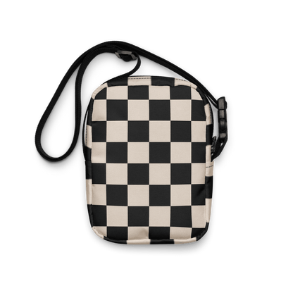 Retro Revival Checkerboard Crossbody Bag
