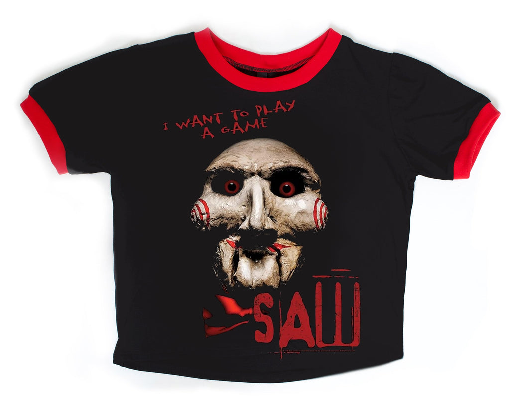 I Want to Play a Game Ringer Tee (Saw)
