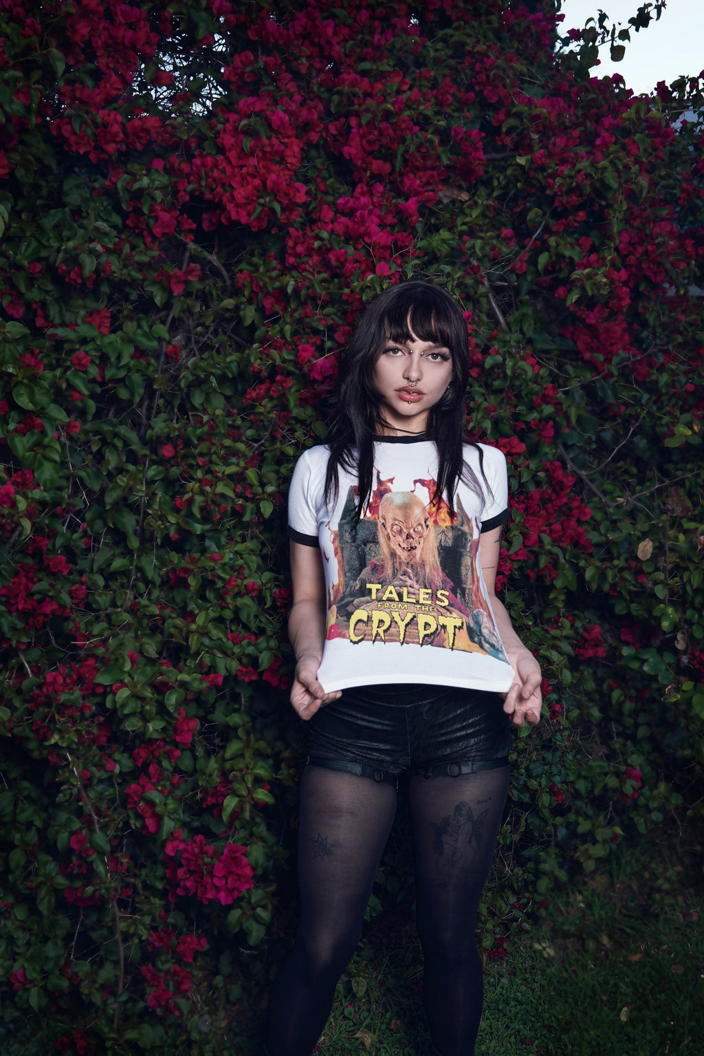 Tales From The Crypt 'Crypt Keeper' Ringer Tee