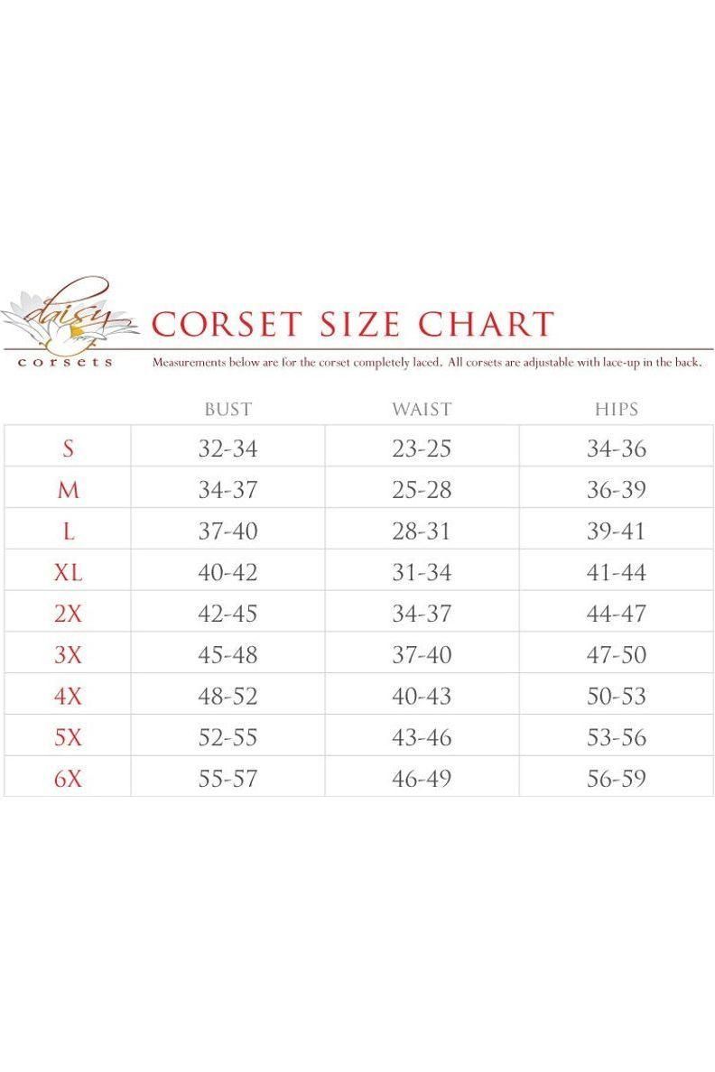 Top Drawer 3 PC White Satin Witch Corset Costume - Daisy Corsets