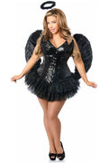 Top Drawer 4 PC Sequin Night Angel Corset Costume - Daisy Corsets