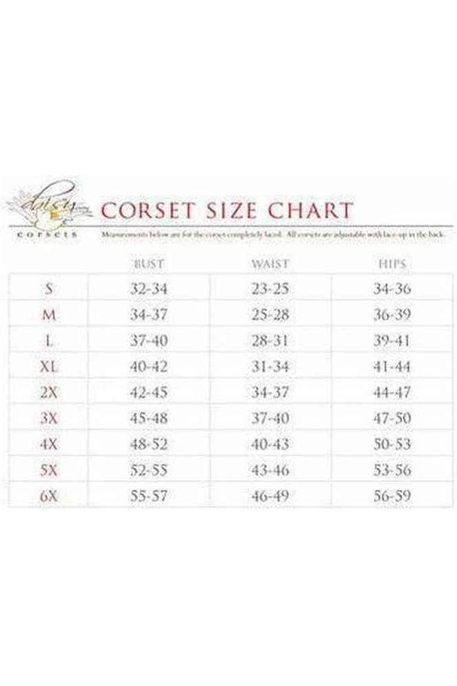 Top Drawer 4 PC Sexy Cop Corset Costume - Daisy Corsets
