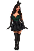Top Drawer 5 PC Premium Boudoir Bunny Corset Costume - Daisy Corsets