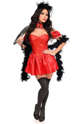 Top Drawer 5 PC Sexy Saloon Girl Corset Dress Costume - Daisy Corsets