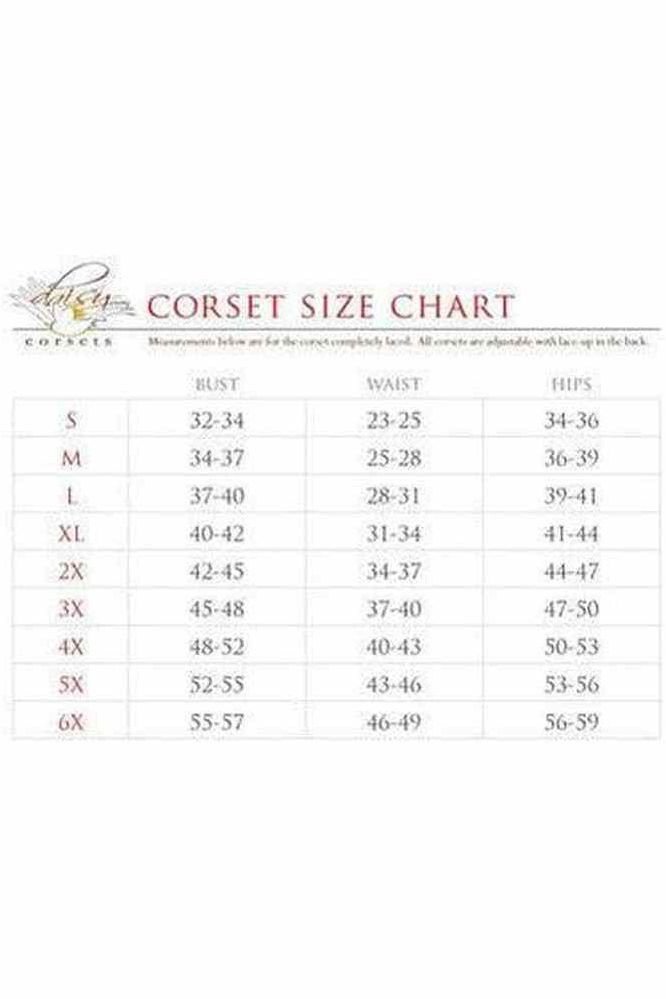 Top Drawer CURVY Nude Cotton Double Steel Boned Underbust Waist Cincher Corset - Daisy Corsets