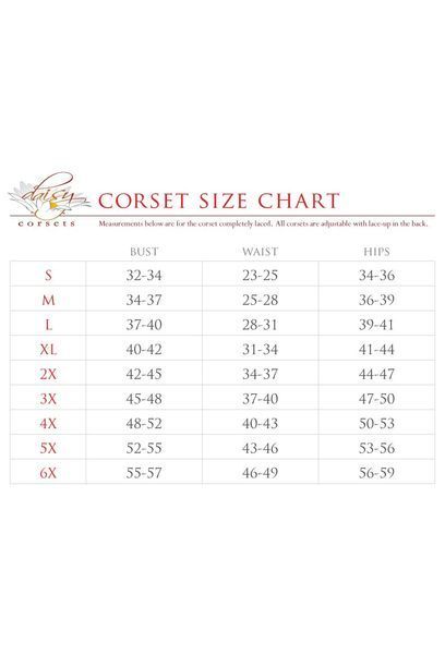 Top Drawer Red Satin Steel Boned Corset w/Straps - Daisy Corsets