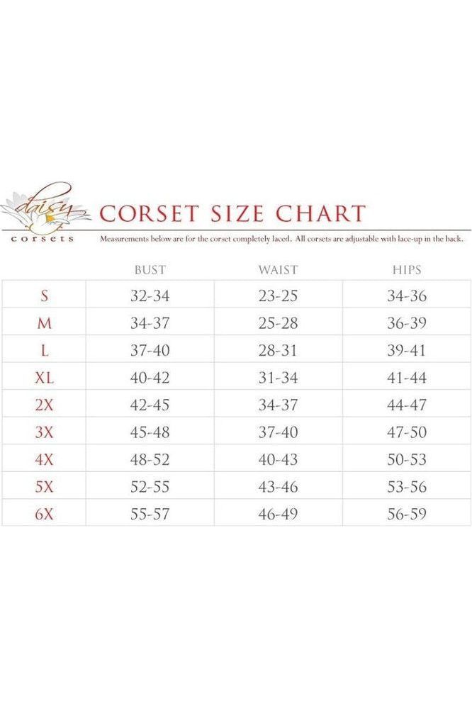Top Drawer Steel Boned Black Brocade & Taffeta Corset Dress - Daisy Corsets