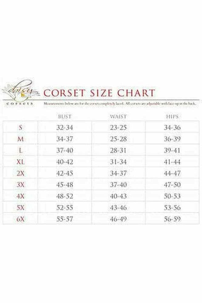 Top Drawer Steel Boned Distressed Faux Leather Underbust Corset Top - Daisy Corsets