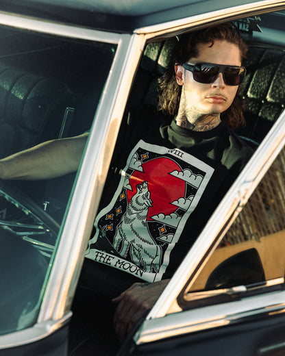 American Traditional Moon Tarot Tee