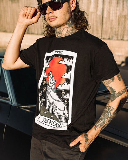American Traditional Moon Tarot Tee