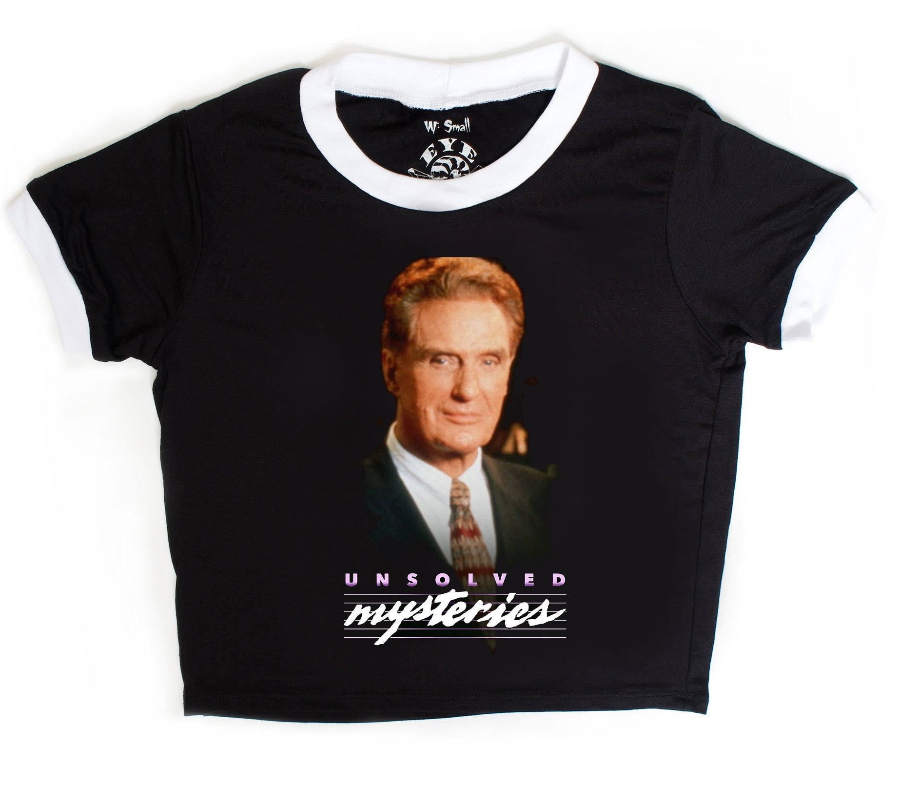 Unsolved Mysteries 'Robert Stack' Ringer Tee