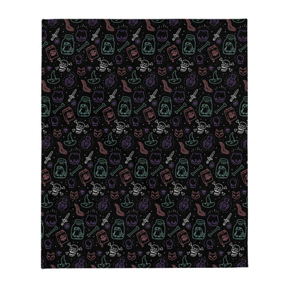 Witchy Vibes Throw Blanket